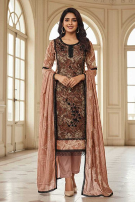ADC Embroidered Kurta, Salwar & Dupatta Set