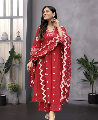 Samiksha Textile Printed Kurta, Palazzo & Dupatta Set