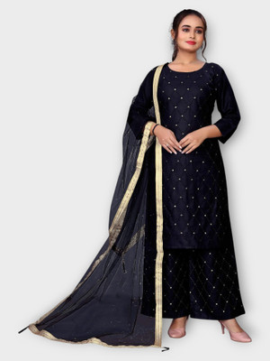 HOC's Women Kurta Pyjama Dupatta Set
