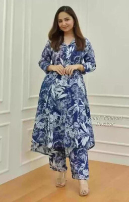 Aditi Tex Fab Printed Kurta, Trouser/Pant & Dupatta Set