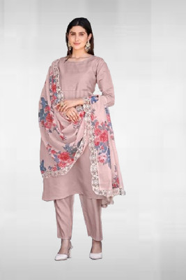 MK TEXARC Floral Print Kurta, Trouser/Pant & Dupatta Set
