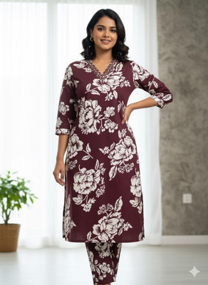 Subhan Hub Printed Kurta, Trouser/Pant & Dupatta Set