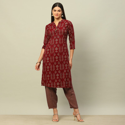 RANGRITI Printed Kurta, Salwar & Dupatta Set
