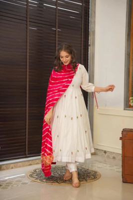 Fidhara Women Kurti Pant Dupatta Set