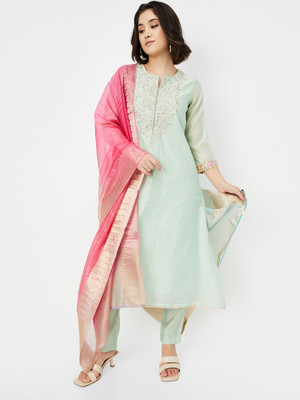 MAX Printed Kurta, Trouser/Pant & Dupatta Set