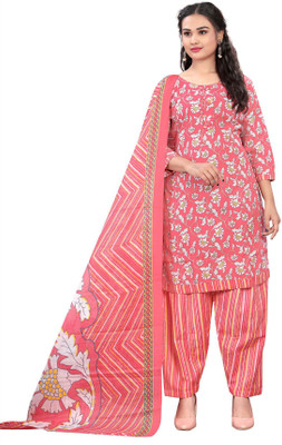 Rajnandini Printed Kurta, Patiala & Dupatta Set