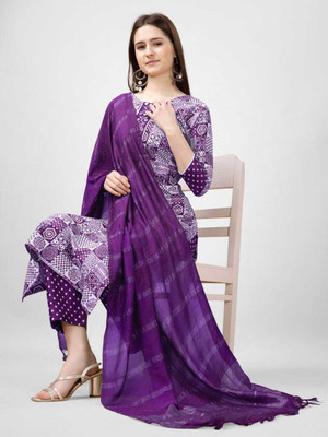 SoshrepCreation Self Design Kurta, Trouser/Pant & Dupatta Set