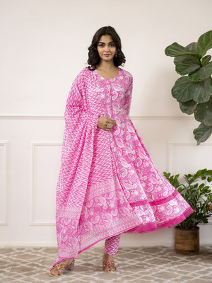 DIVENA Paisley Kurta, Trouser/Pant & Dupatta Set