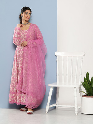 DIVENA Printed Kurta, Trouser/Pant & Dupatta Set