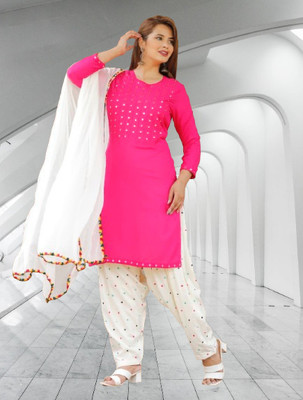 vasuprada Embroidered Kurta, Patiala & Dupatta Set
