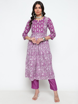 OLECUTE Women Kurta Pant Set