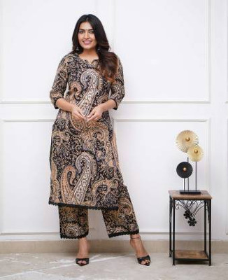 Zinariya Fab Printed Kurta, Palazzo & Dupatta Set
