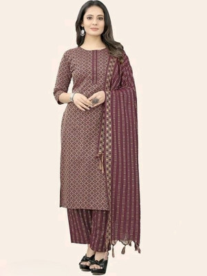 ALISHA CREATIONS Woven Kurta, Trouser/Pant & Dupatta Set