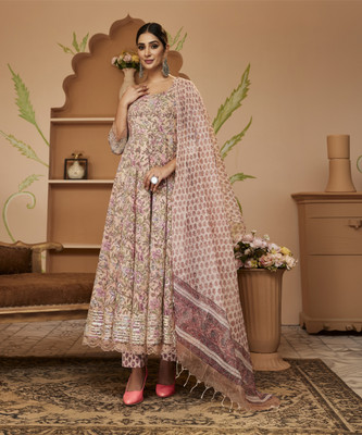 DIVENA Embroidered Kurta, Trouser/Pant & Dupatta Set