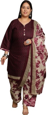 Wonder Weave Printed Kurta, Patiala & Dupatta Set