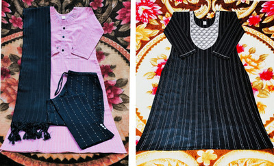 UMI CREATION Embroidered Kurta, Trouser/Pant & Dupatta Set