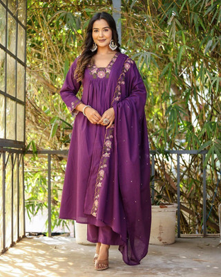 arma fab Printed Kurta, Trouser/Pant & Dupatta Set