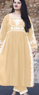 FULPARI Embroidered Kurta, Trouser/Pant & Dupatta Set