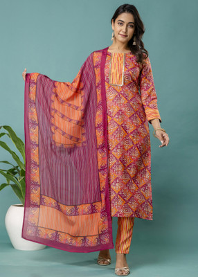 fantasy fab Embellished Kurta, Trouser/Pant & Dupatta Set