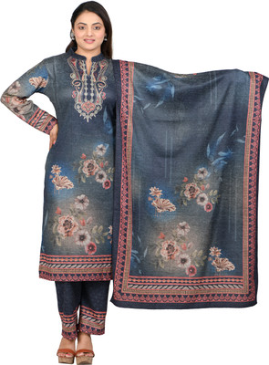 KULTURE Self Design Kurta, Palazzo & Dupatta Set