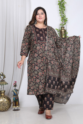 Swasti Floral Print Kurta, Trouser/Pant & Dupatta Set