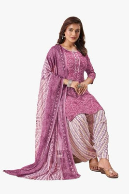 SIMPLYETHNIC Printed Kurta, Salwar & Dupatta Set