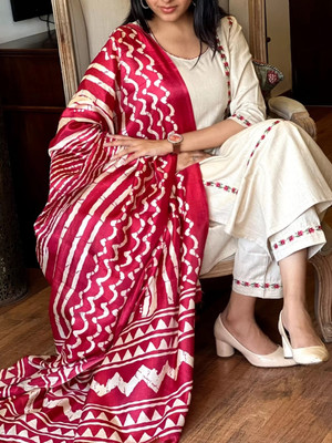 Royal Export Embroidered Kurta, Trouser/Pant & Dupatta Set