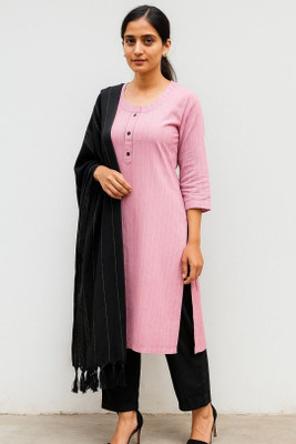 HOC's Embroidered Kurta, Trouser/Pant & Dupatta Set