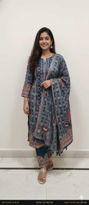 Zeevika Printed Kurta, Trouser/Pant & Dupatta Set