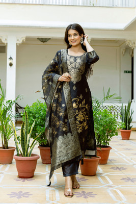 KIONA FAB Printed Kurta, Trouser/Pant & Dupatta Set