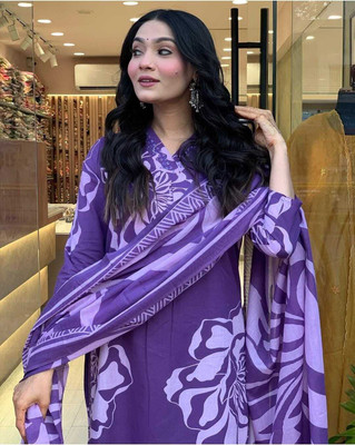 Gopi Kishan Premium Printed Kurta, Trouser/Pant & Dupatta Set