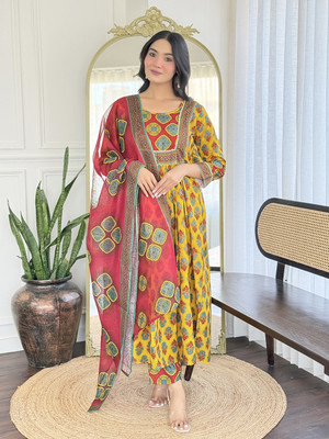 BHUMIKA CREATION Printed Kurta, Trouser/Pant & Dupatta Set