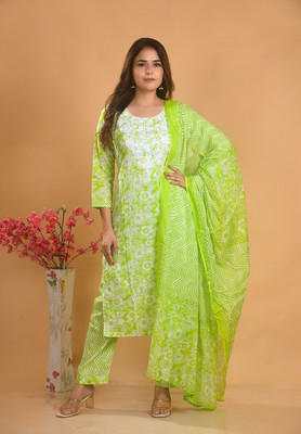 Mamta Jr Fashion Printed Kurta, Trouser/Pant & Dupatta Set
