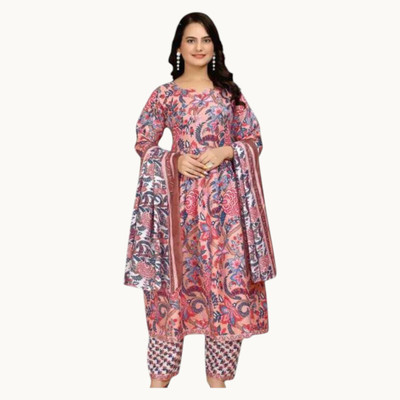 YashioG Fashion Printed Kurta, Trouser/Pant & Dupatta Set