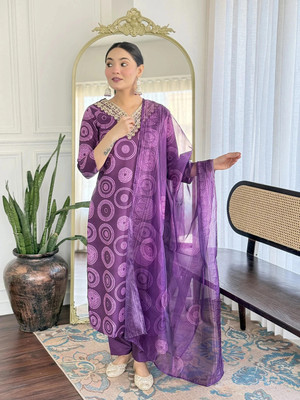 Dream Valley Embroidered Kurta, Trouser/Pant & Dupatta Set