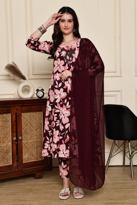 Rajnandini Printed Kurta, Trouser/Pant & Dupatta Set