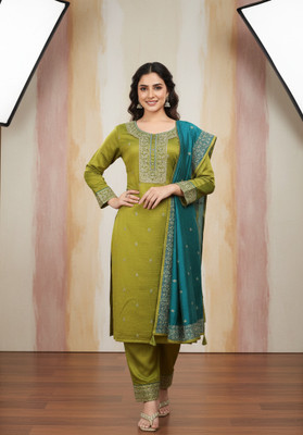 SumukhFashion Printed Kurta, Trouser/Pant & Dupatta Set