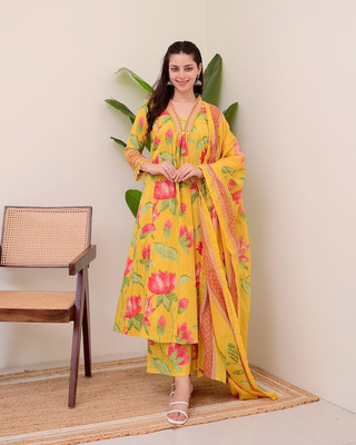 HouseOfCommon Women Kurta Pant Dupatta Set