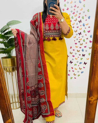 Shanti Creation Embroidered Kurta, Trouser/Pant & Dupatta Set