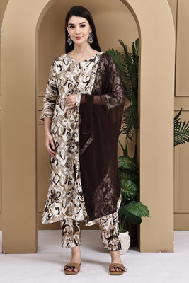 Aaradhya Fashion Printed Kurta, Trouser/Pant & Dupatta Set
