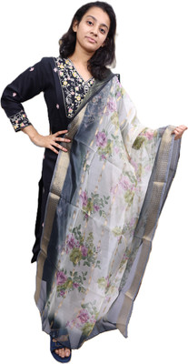 PickCell Embroidered Kurta, Trouser/Pant & Dupatta Set