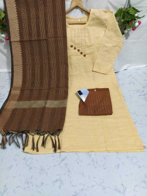 Ary collection Self Design Kurta, Trouser/Pant & Dupatta Set