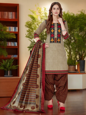 Jevi Prints Printed Kurta, Patiala & Dupatta Set