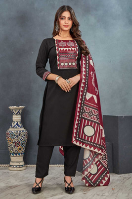 RUNAMORA CREATION Self Design Kurta, Trouser/Pant & Dupatta Set