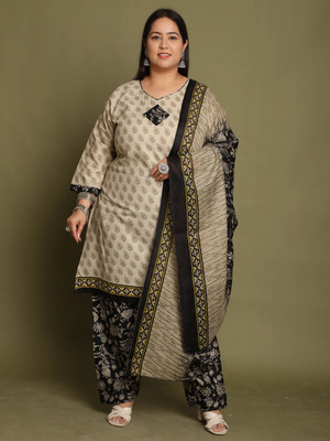 Aaradhya Fashion Printed Kurta, Patiala & Dupatta Set