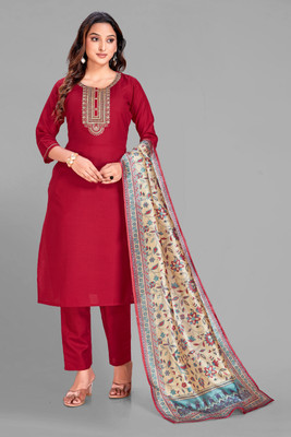 ZURIIN Embroidered Kurta, Trouser/Pant & Dupatta Set
