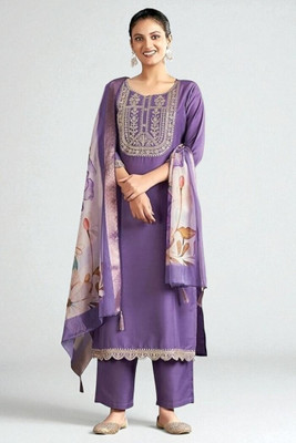 Ayesha Fashion Embroidered Kurta, Trouser/Pant & Dupatta Set