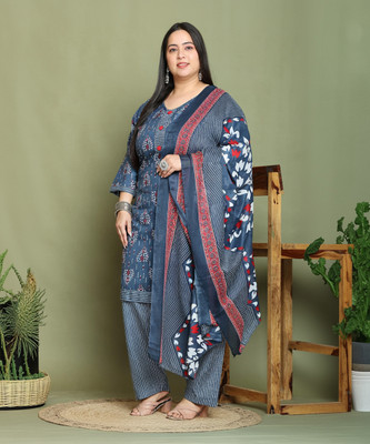 RolyPoly Printed Kurta, Patiala & Dupatta Set