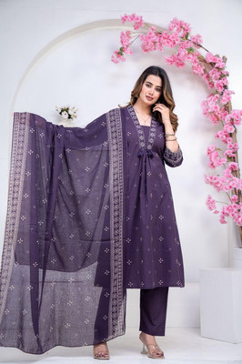 SHRI RADHARANI CREATION Printed Kurta, Trouser/Pant & Dupatta Set