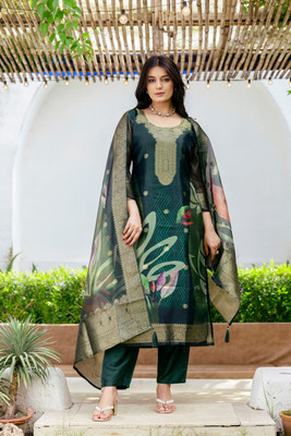 KIONA FAB Printed Kurta, Trouser/Pant & Dupatta Set